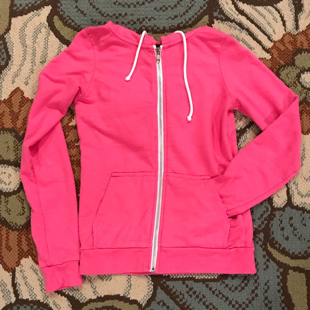 Pink BDG Zip Up Hoodie- sz XS